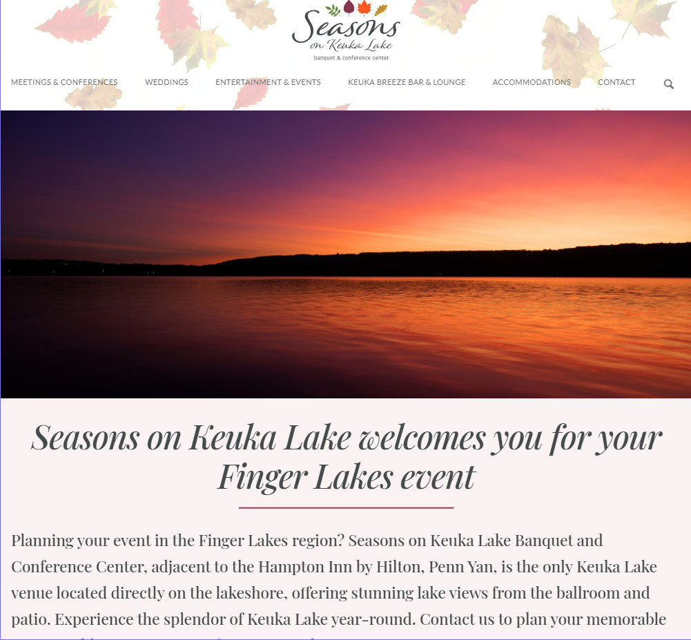 Seasons on Keuka Lake