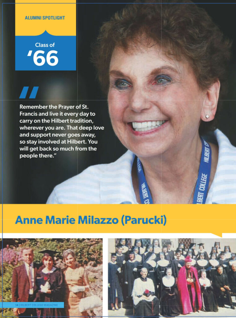 Hilbert College Magazine Alumni Spotlight: Anne Marie Milazzo